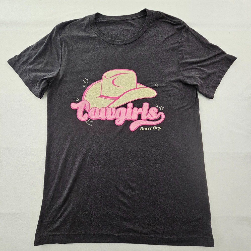 Cowgirls Don't Cry Charlie Southern Gray Short Sleeve T-Shirt Adult M